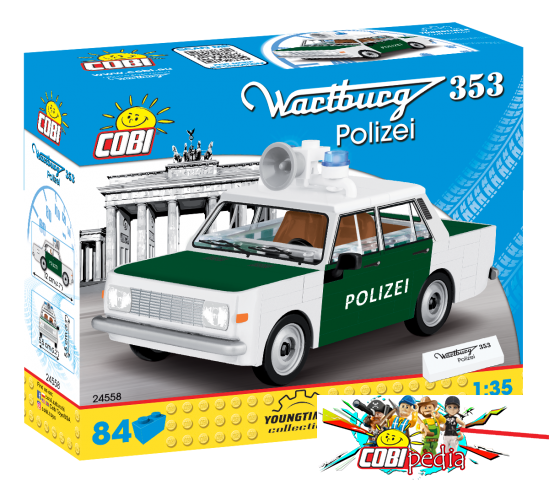 Cobi 24558 S2 Wartburg 353 Polizei